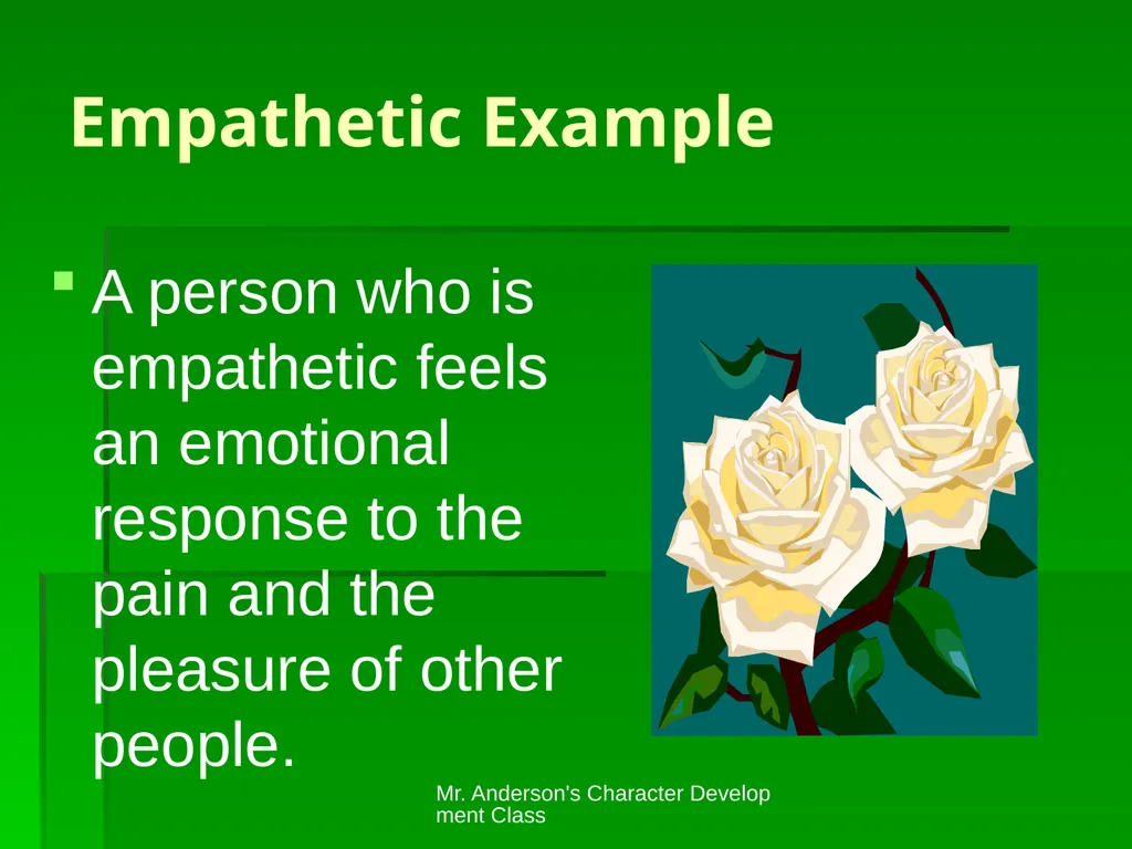 Mr. Anderson's Character Development Class - slide 6 of 15