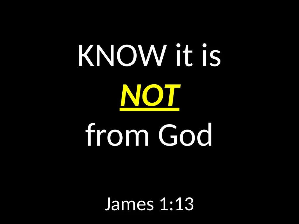 GOD GOD Dealing with Temptation 1 Corinthians - slide 11 of 23