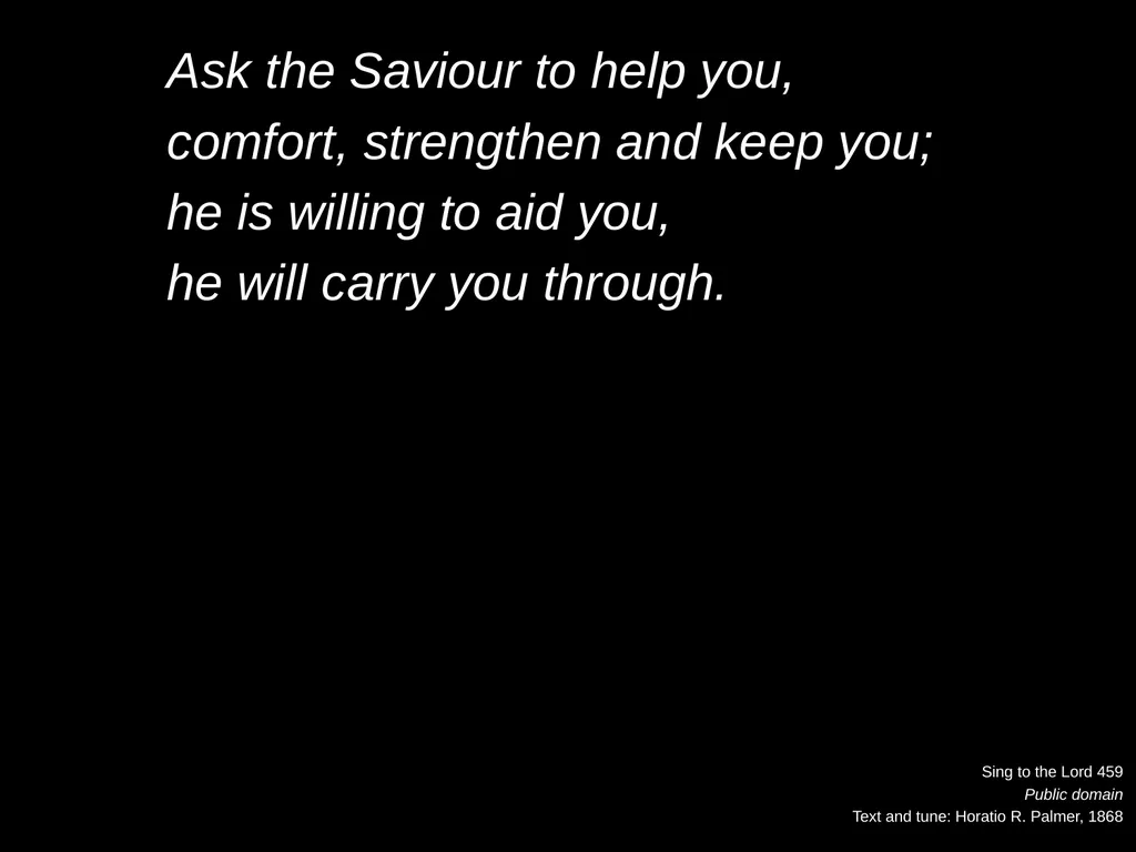 Yield not to temptation, for yielding is sin; each - slide 6 of 6