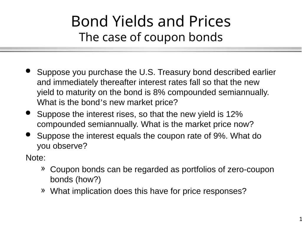 Bond Valuation Global Financial Management - slide 19 of 39
