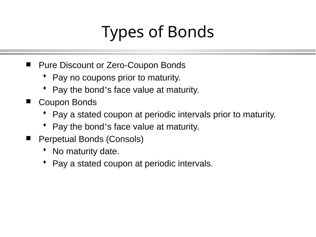 Bond Valuation Global Financial Management - slide 3 of 39