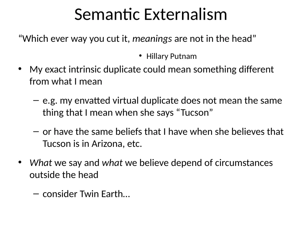 The Matrix as Metaphysics Against Global - slide 8 of 35