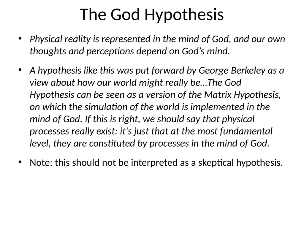 The Matrix as Metaphysics Against Global - slide 32 of 35
