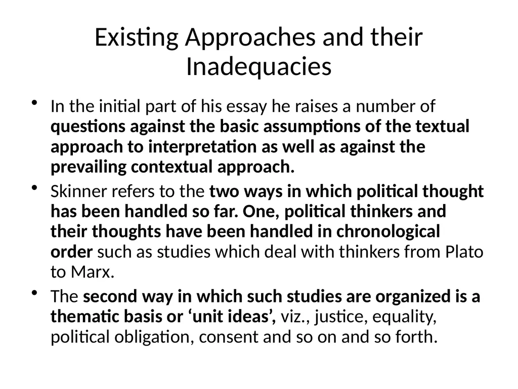 Introduction: Why Skinner’s Approach Deserves a - slide 4 of 14