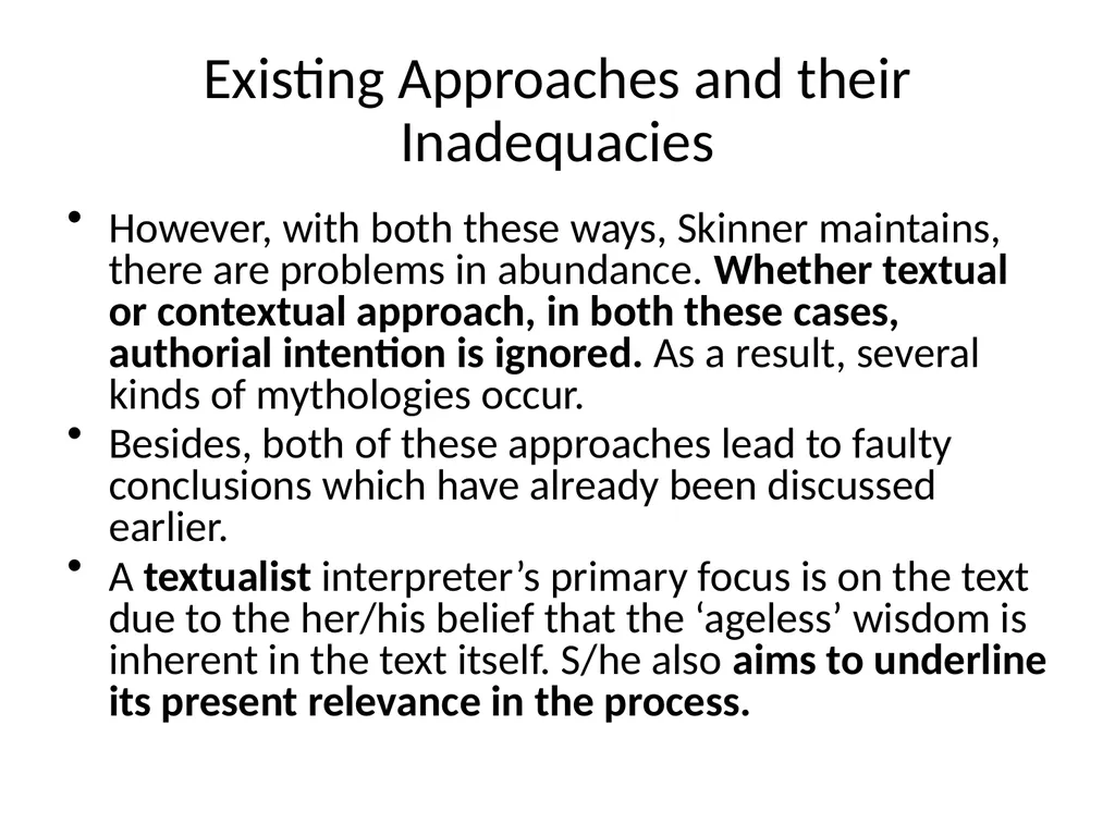 Introduction: Why Skinner’s Approach Deserves a - slide 5 of 14