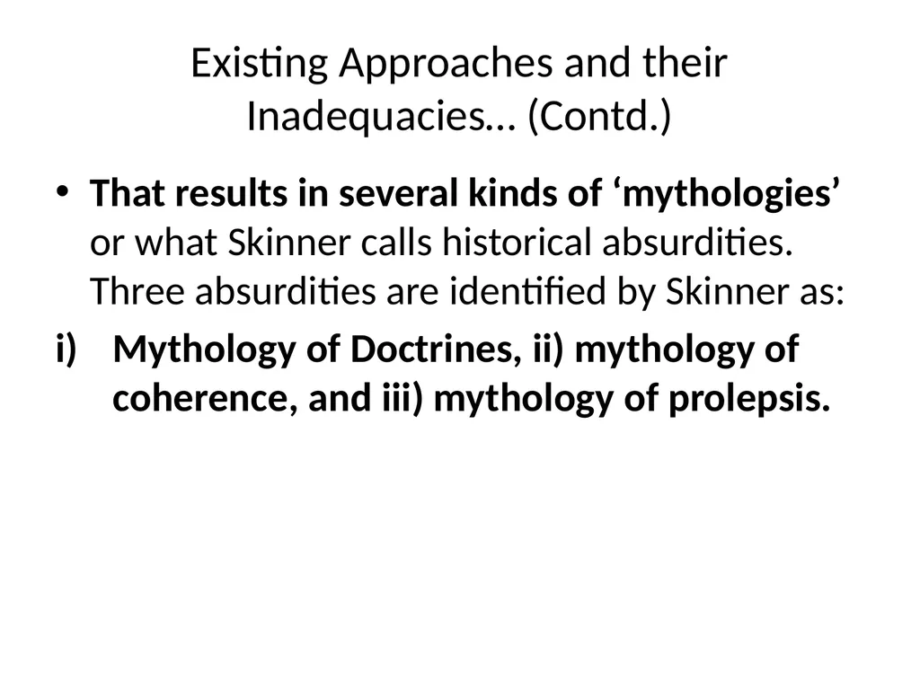 Introduction: Why Skinner’s Approach Deserves a - slide 6 of 14