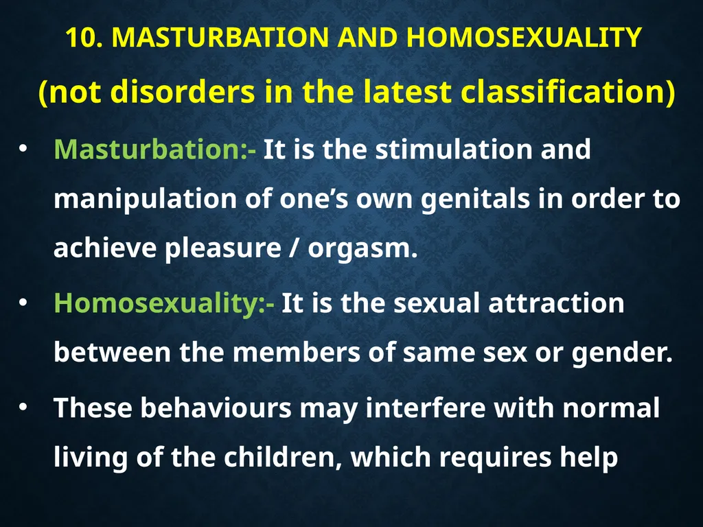 BEHAVIOURAL DISORDERS introduction definition - slide 30 of 49