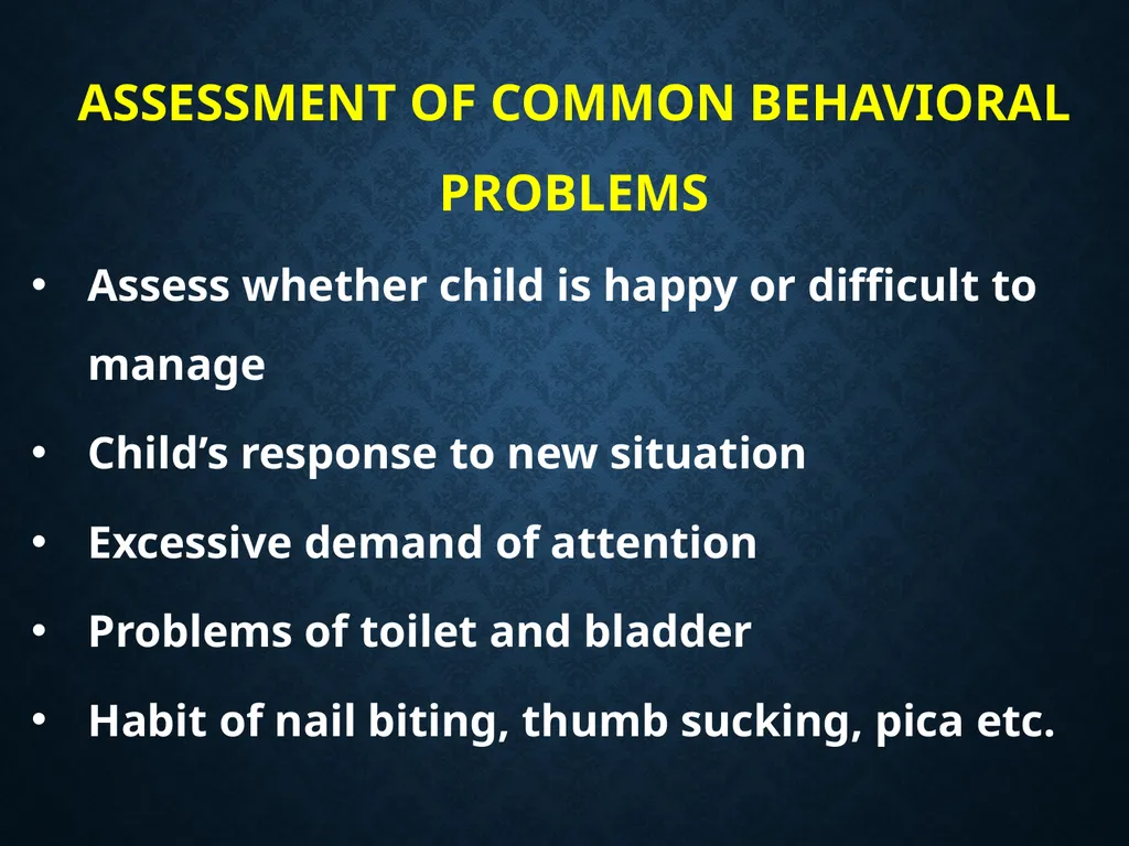 BEHAVIOURAL DISORDERS introduction definition - slide 11 of 49