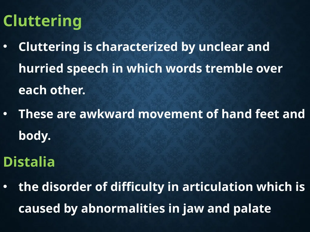 BEHAVIOURAL DISORDERS introduction definition - slide 47 of 49