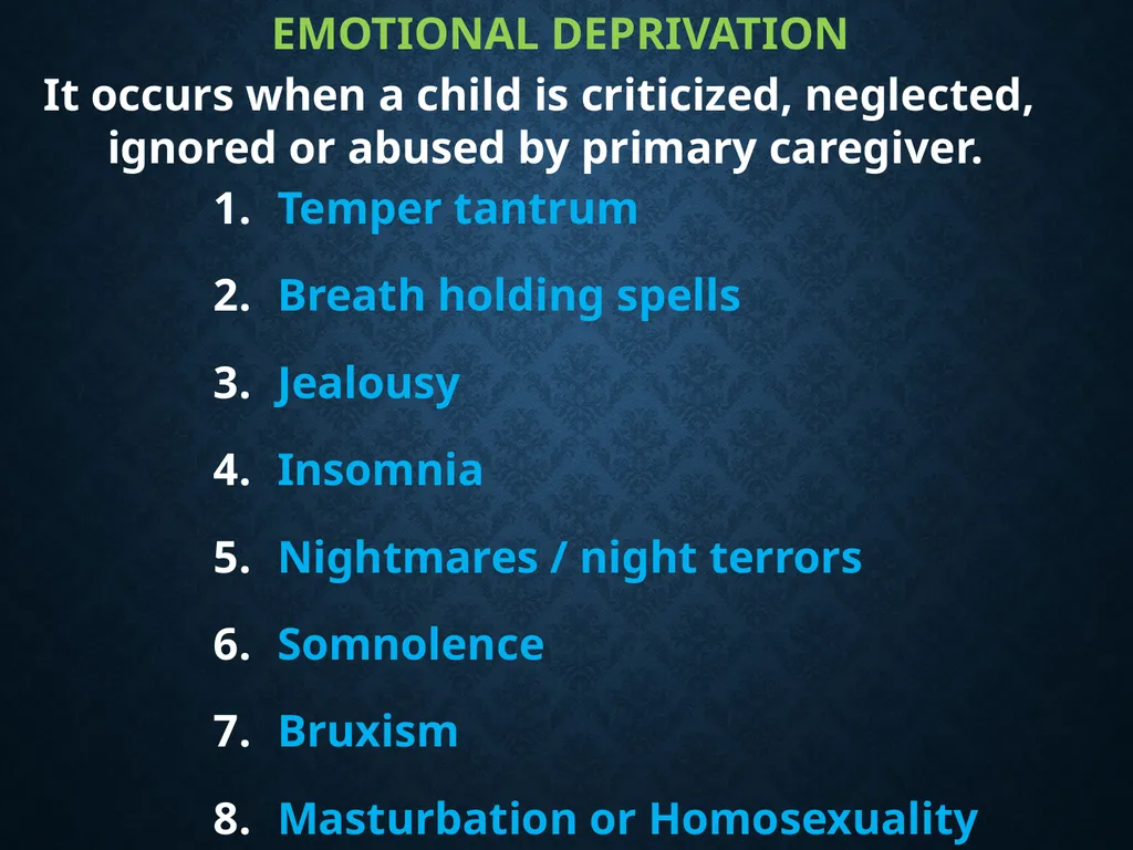 BEHAVIOURAL DISORDERS introduction definition - slide 7 of 49