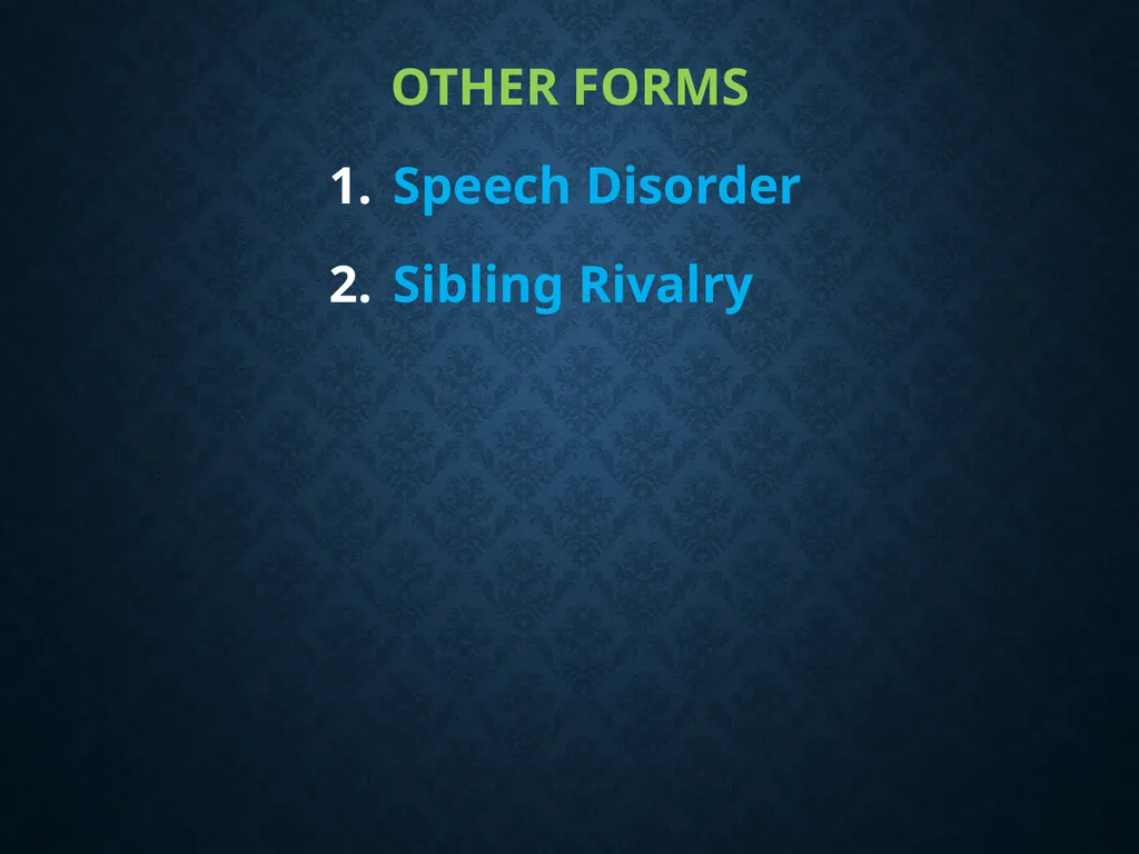 BEHAVIOURAL DISORDERS introduction definition - slide 10 of 49