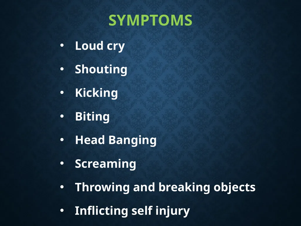 BEHAVIOURAL DISORDERS introduction definition - slide 13 of 49