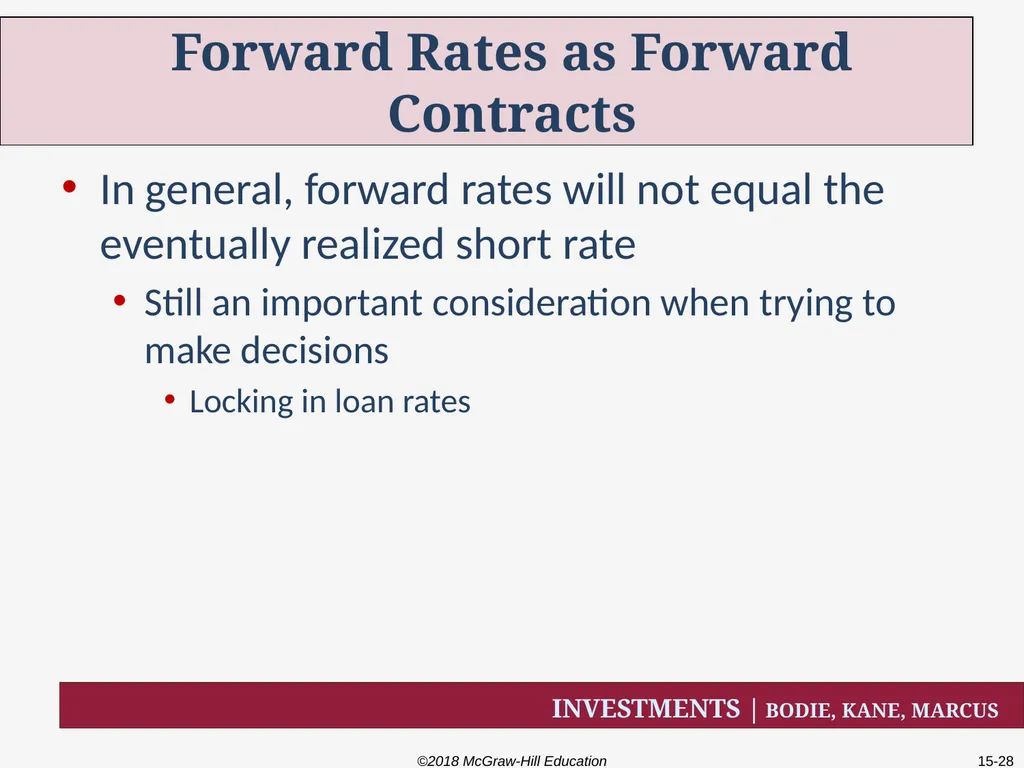 Chapter Fifteen The Term Structure of Interest - slide 28 of 29