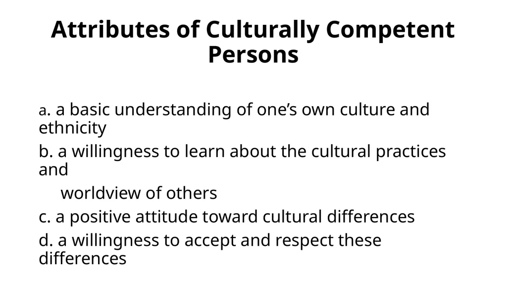 Wisconsin Conference Cultural Competency Forum - slide 109 of 132