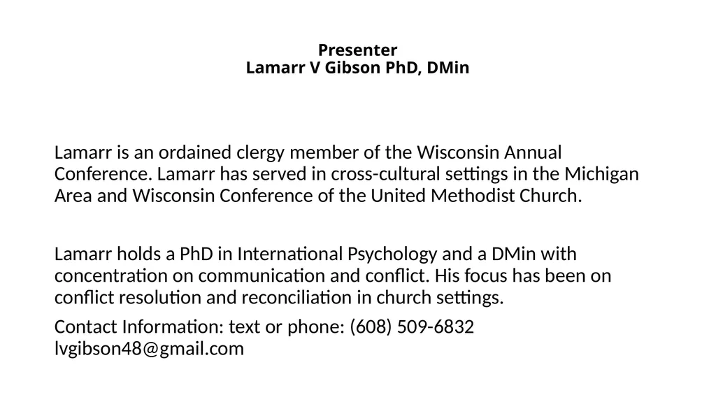 Wisconsin Conference Cultural Competency Forum - slide 2 of 132