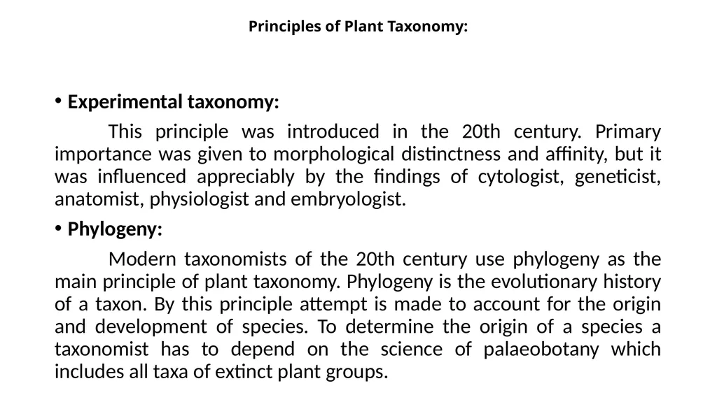 Introduction to Systematics/Plant Taxonomy Dr - slide 12 of 34