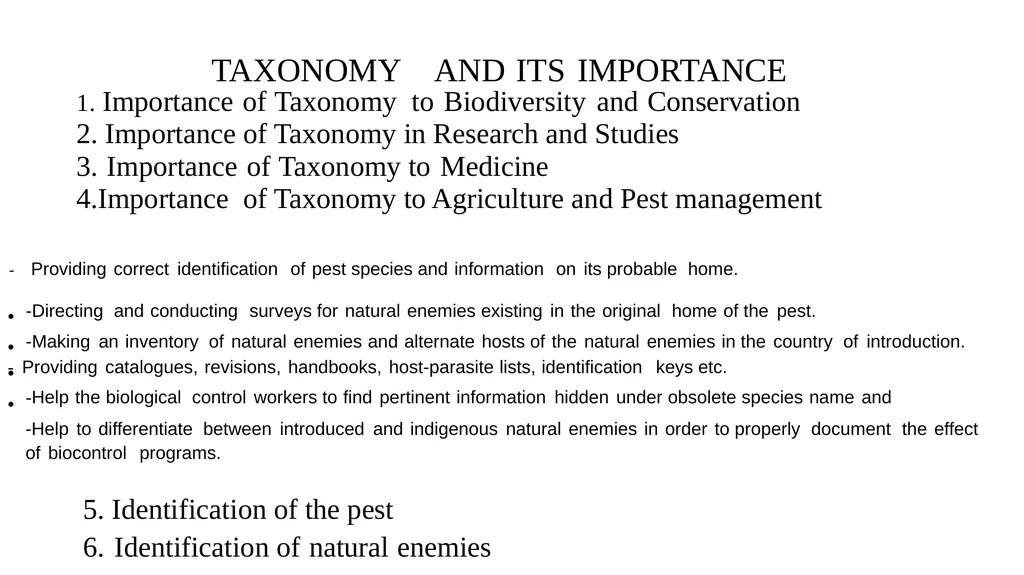 Lecture no 1 Adv. insect taxonomy The biological - slide 14 of 22