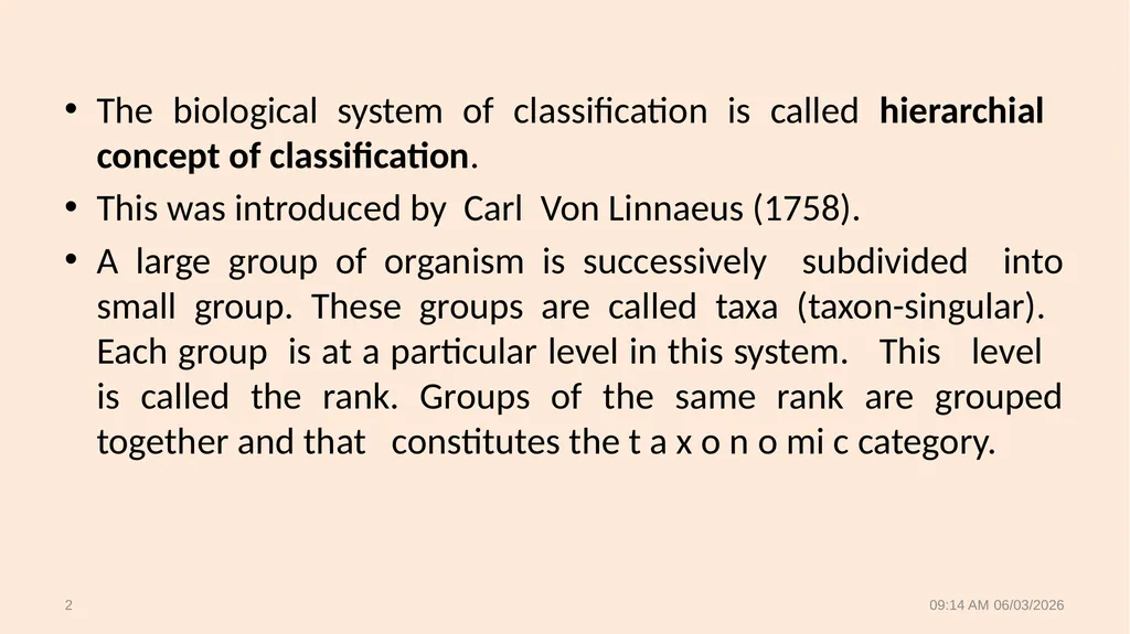 Lecture no 1 Adv. insect taxonomy The biological - slide 2 of 22