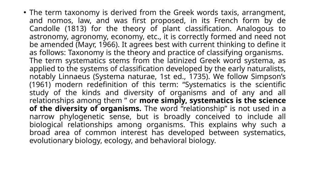 Lecture no 1 Adv. insect taxonomy The biological - slide 9 of 22