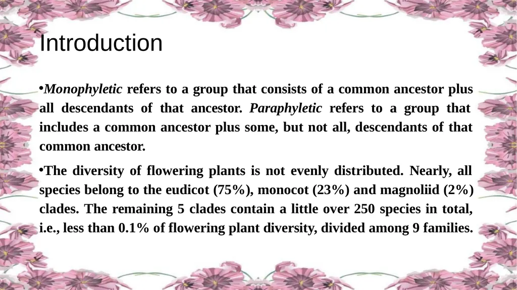 'Application of APG Classification System in - slide 11 of 42