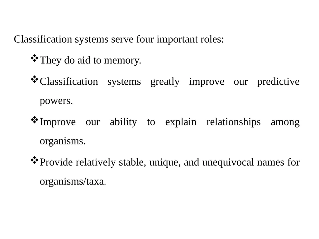 Principles of Taxonomy (Biol 3063) Unit 1. - slide 8 of 39
