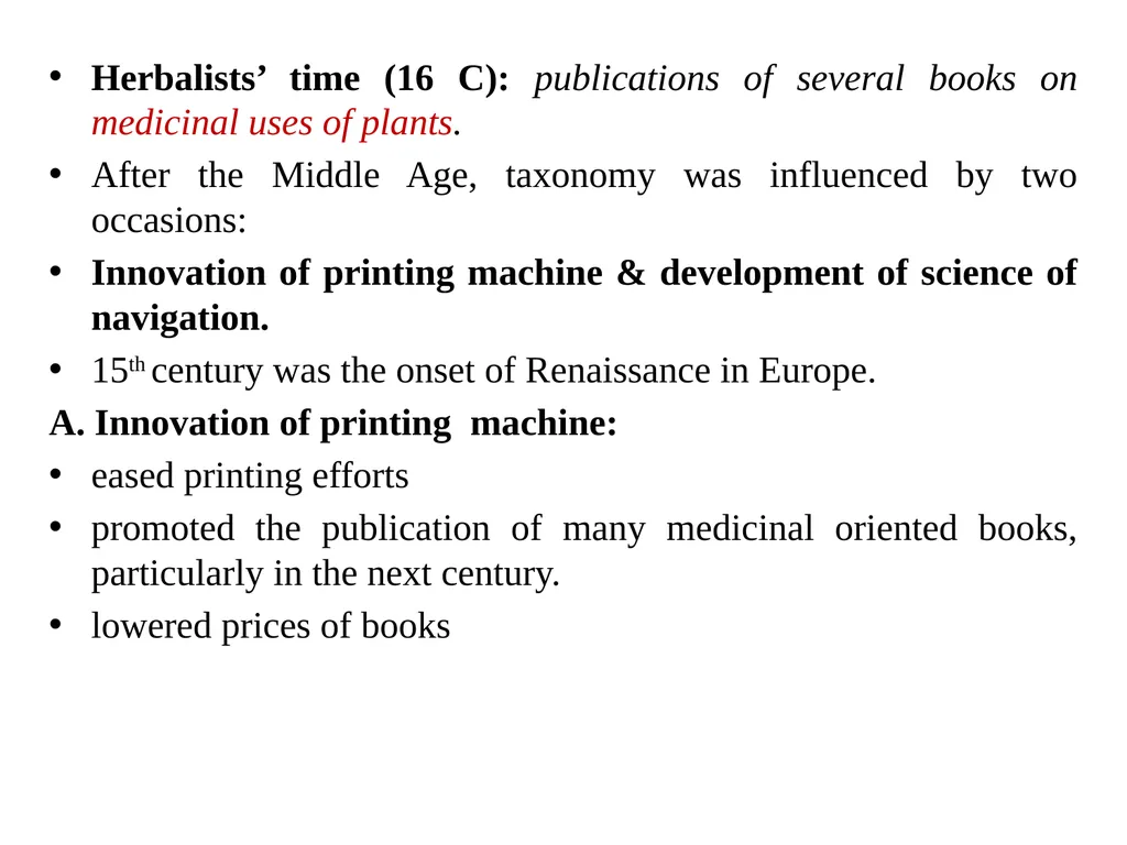 Principles of Taxonomy (Biol 3063) Unit 1. - slide 22 of 39