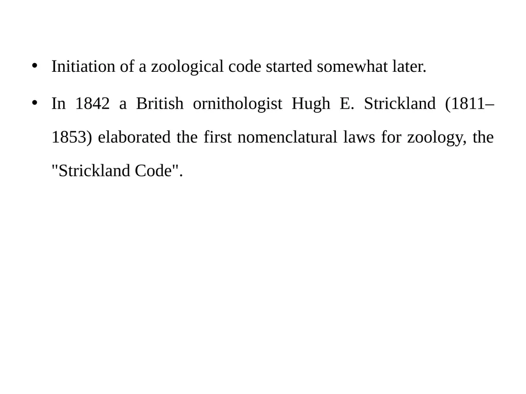 Principles of Taxonomy (Biol 3063) Unit 1. - slide 36 of 39