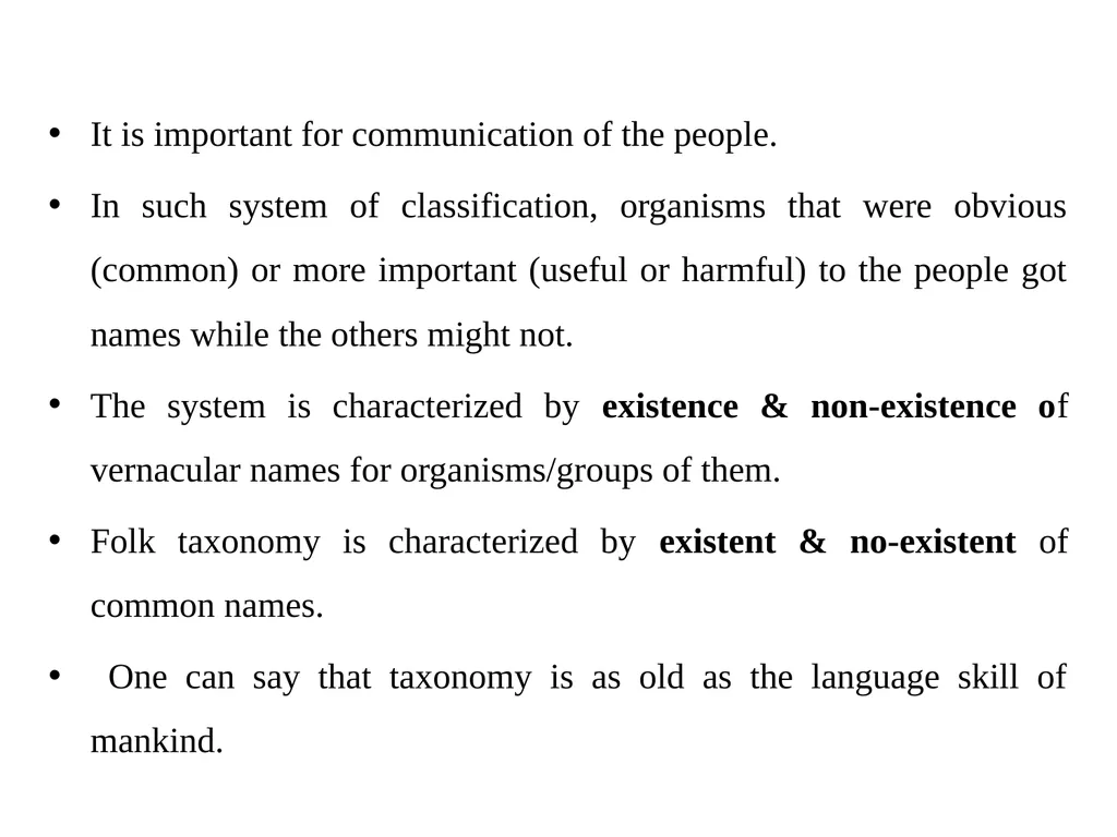 Principles of Taxonomy (Biol 3063) Unit 1. - slide 18 of 39