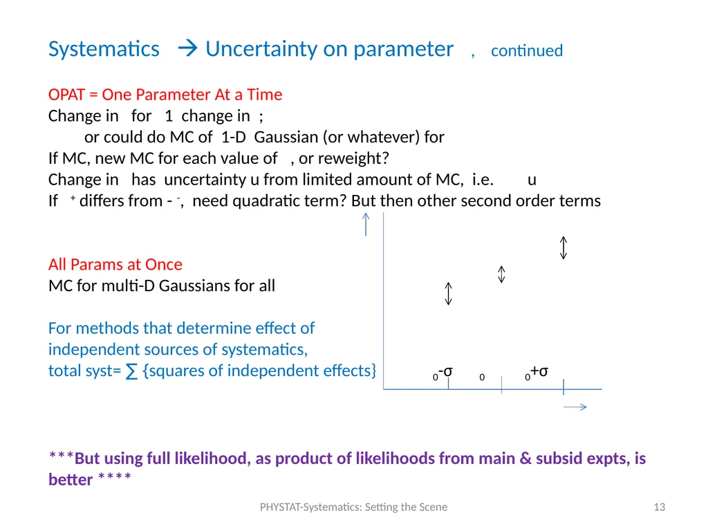 PHYSTAT-Systematics: Setting the Scene Louis Lyons - slide 13 of 19