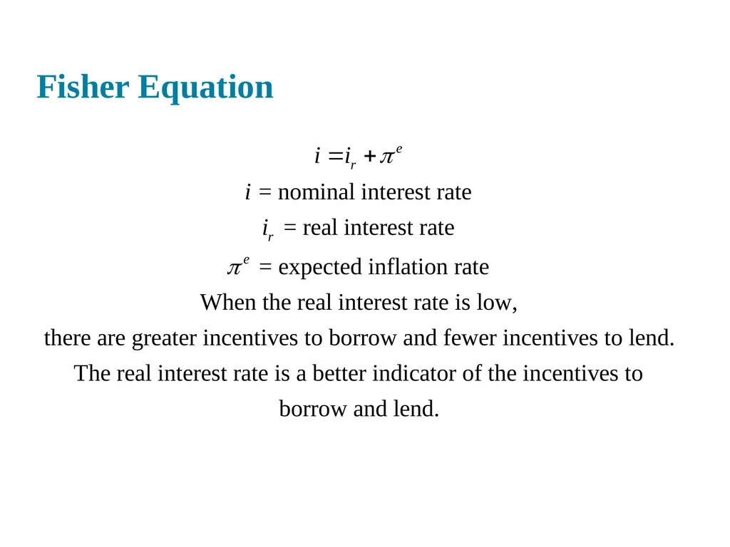 Chapter 03 What do interest rates mean and what is - slide 29 of 29