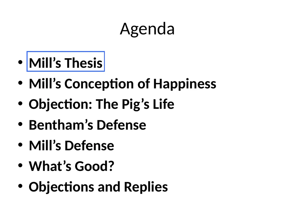 Morality and Consequences Agenda Our Question - slide 18 of 94