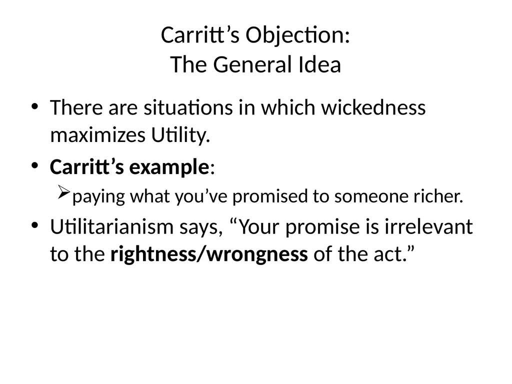 Morality and Consequences Agenda Our Question - slide 80 of 94