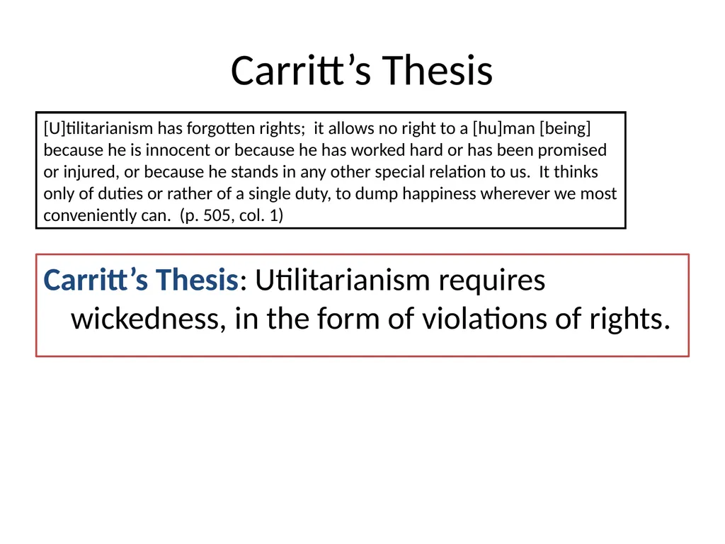 Morality and Consequences Agenda Our Question - slide 79 of 94