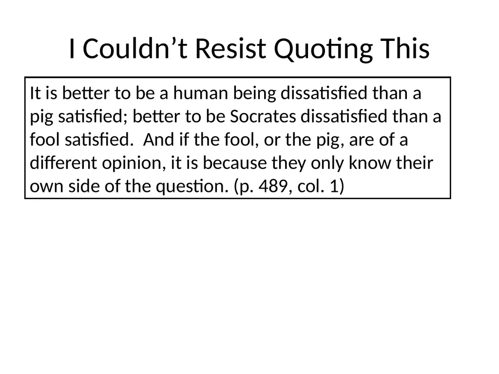 Morality and Consequences Agenda Our Question - slide 38 of 94