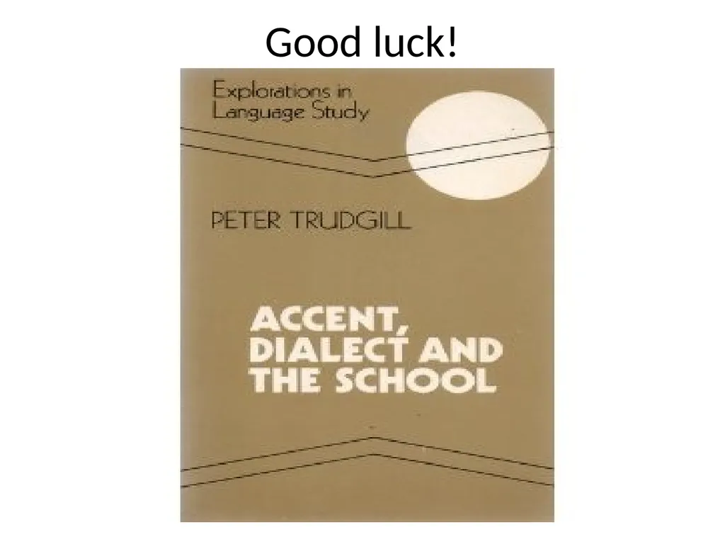 Thirty eight years on … 1970s Mother-tongue - slide 35 of 35