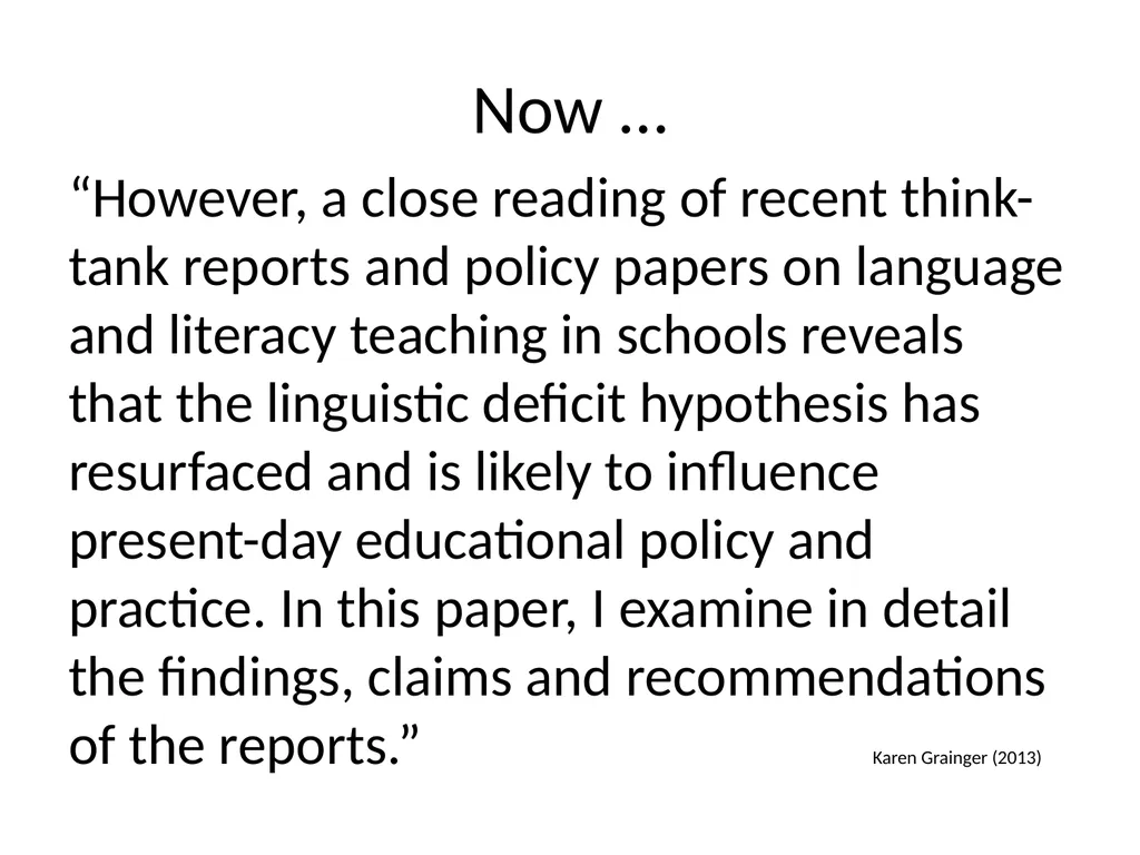 Thirty eight years on … 1970s Mother-tongue - slide 28 of 35