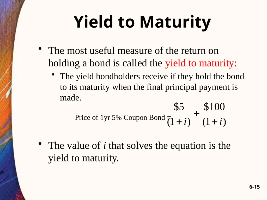 Chapter Six 6-2 Introduction Car loans, home - slide 15 of 65