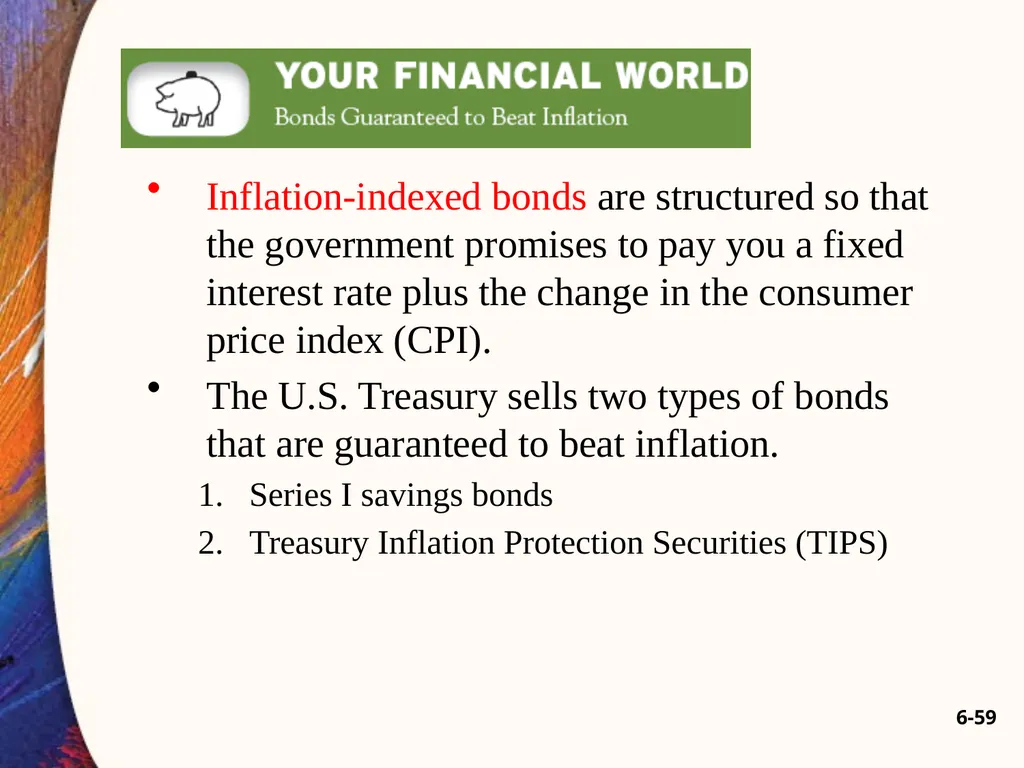 Chapter Six 6-2 Introduction Car loans, home - slide 59 of 65