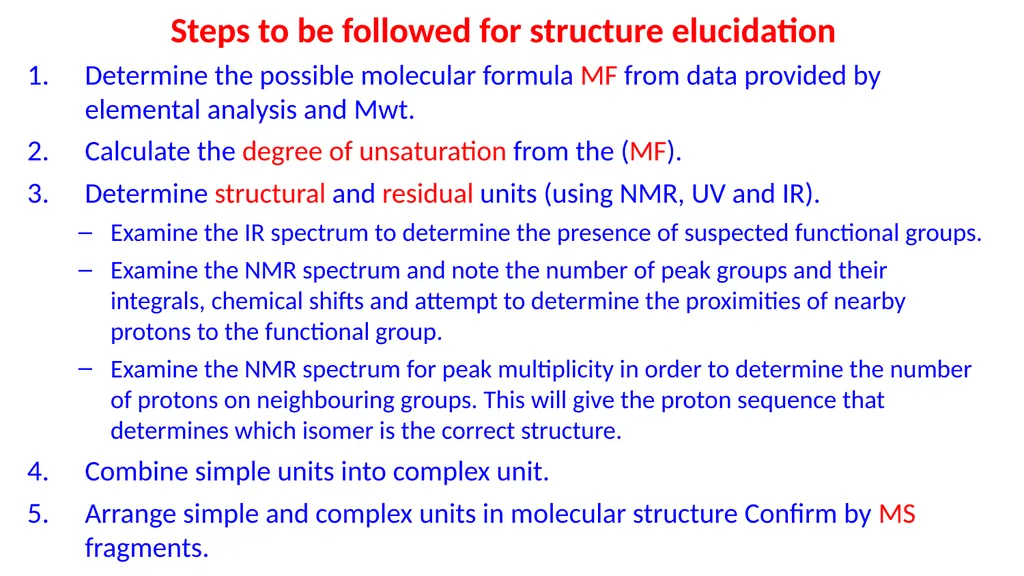 Elemental analysis & Structure Elucidation Alkhair - slide 13 of 27