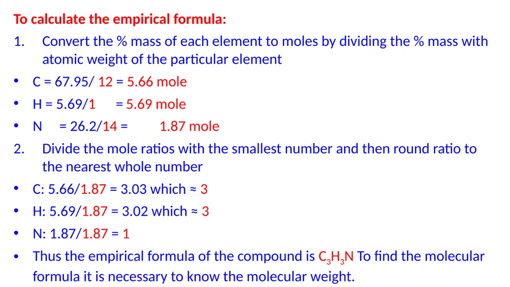 Elemental analysis & Structure Elucidation Alkhair - slide 4 of 27