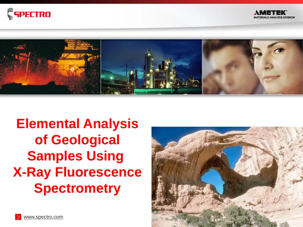 Elemental Analysis of Geological Samples Using - slide 1 of 34