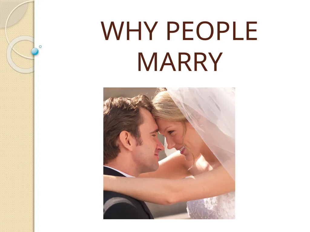 WHY PEOPLE MARRY TRAPPED Feel trapped by - slide 1 of 15