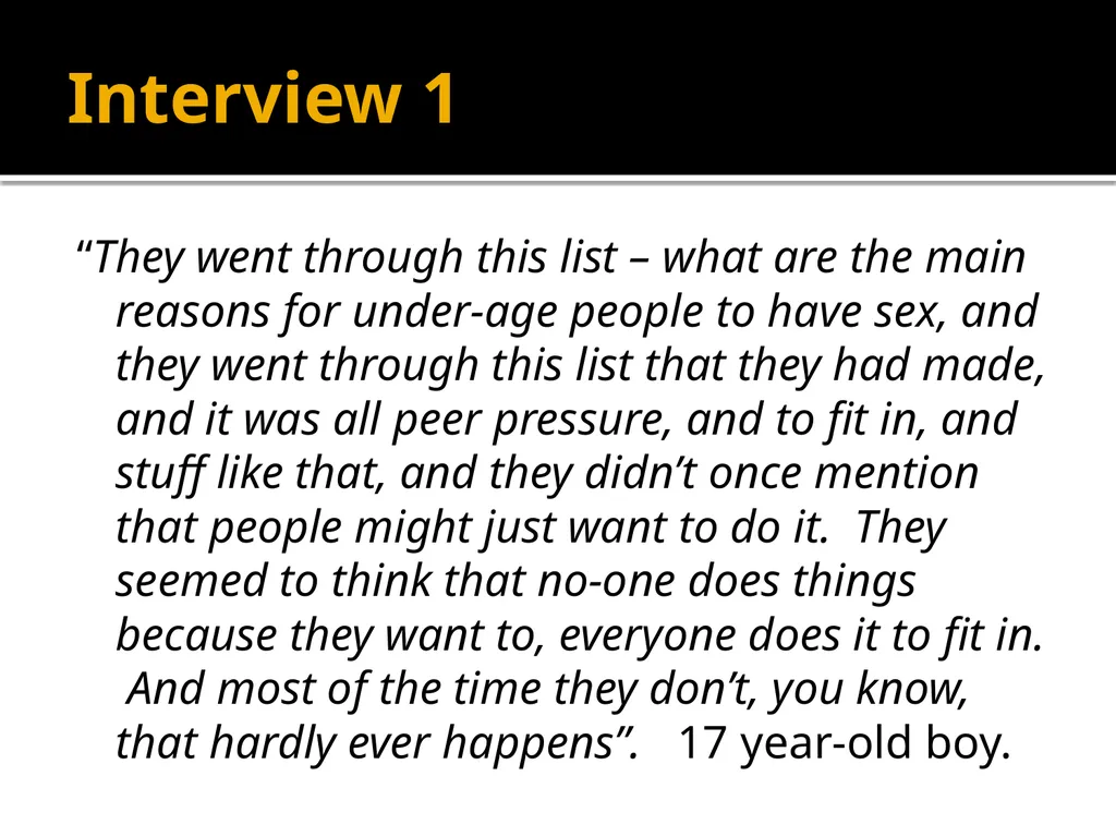 Adolescents constructing their own adolescence - slide 2 of 38