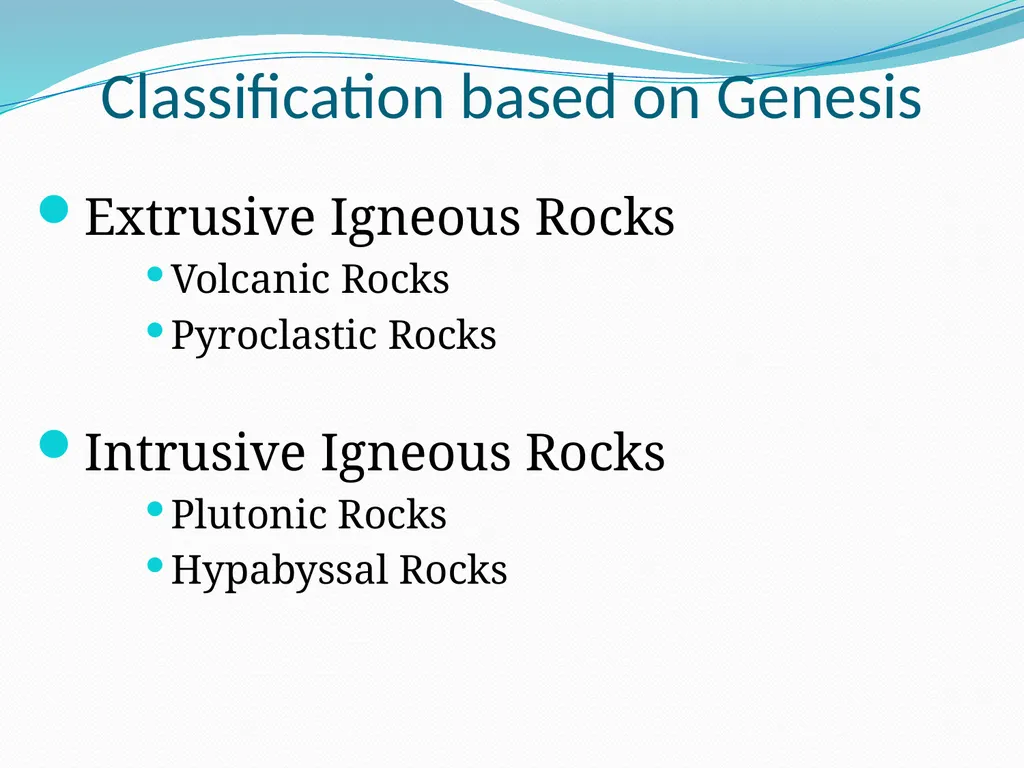 IGNEOUS ROCKS Classification and Nomenclature - slide 5 of 21