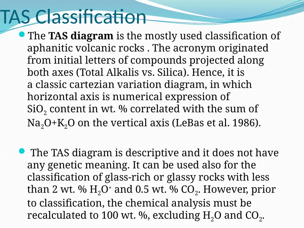 IGNEOUS ROCKS Classification and Nomenclature - slide 10 of 21