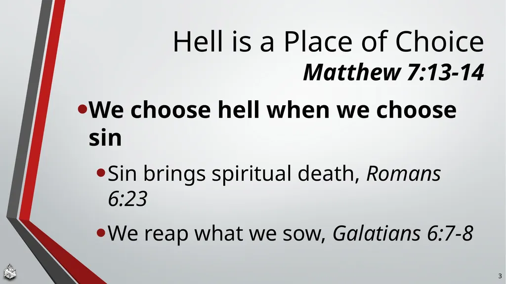 The Realities of Hell Revelation 20:11-15 Jesus on - slide 3 of 10