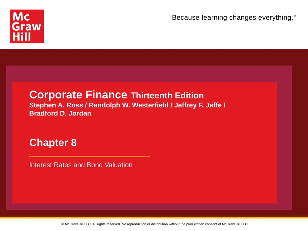 Corporate Finance Thirteenth Edition Stephen A. - slide 1 of 41