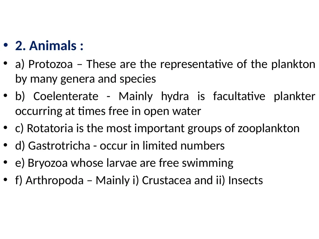 Planktonic organisms in Inland Water Planktonic - slide 4 of 10