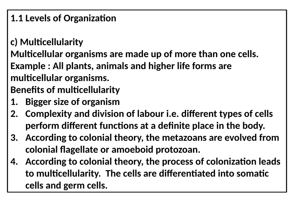 TAXONOMY OF INVERTEBRATES UNIT 1: PRINCIPLES OF - slide 4 of 38