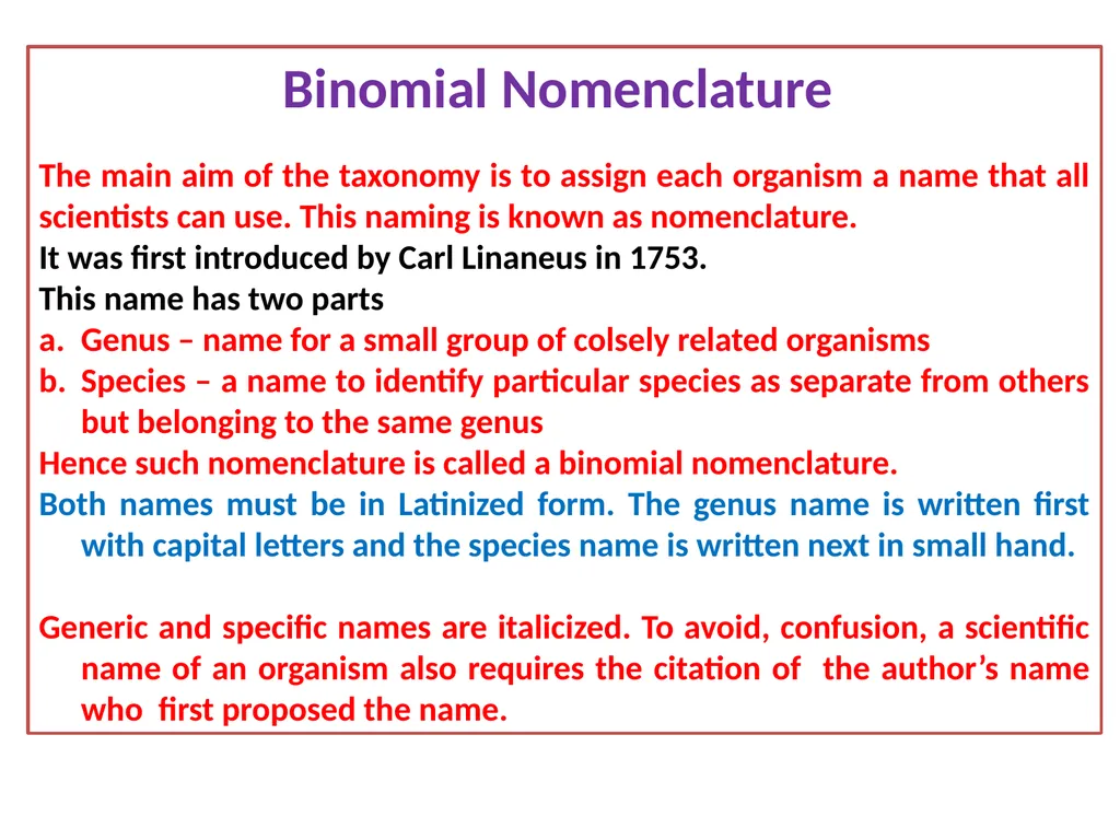 TAXONOMY OF INVERTEBRATES UNIT 1: PRINCIPLES OF - slide 30 of 38